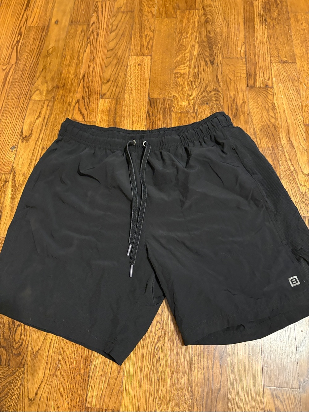 Layer 8 Black Athletic Drawstring Shorts